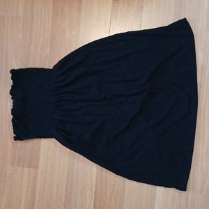 Strapless mini dress